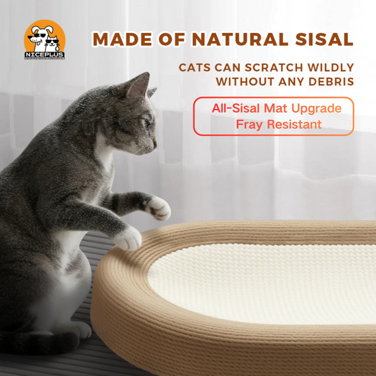 Cat scratching board