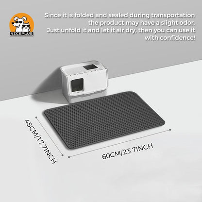 Cat litter mat
